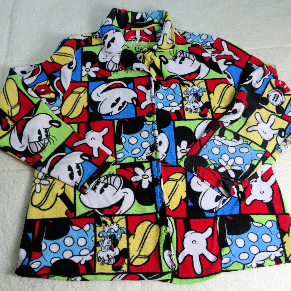Disney Fleece Mickey & Minnie Mouse Sleepwear XL